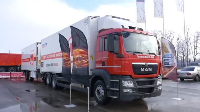 6000 й MAN для ритейлера Магнит Отчетное видео с отгрузки1 смотреть онлайн
