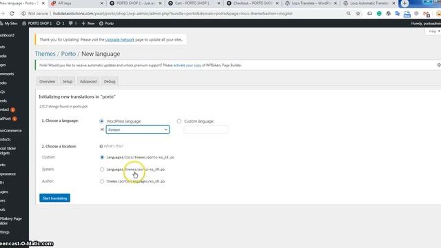 How to translate Porto WordPress using Loco Translate Plugin. смотреть онлайн