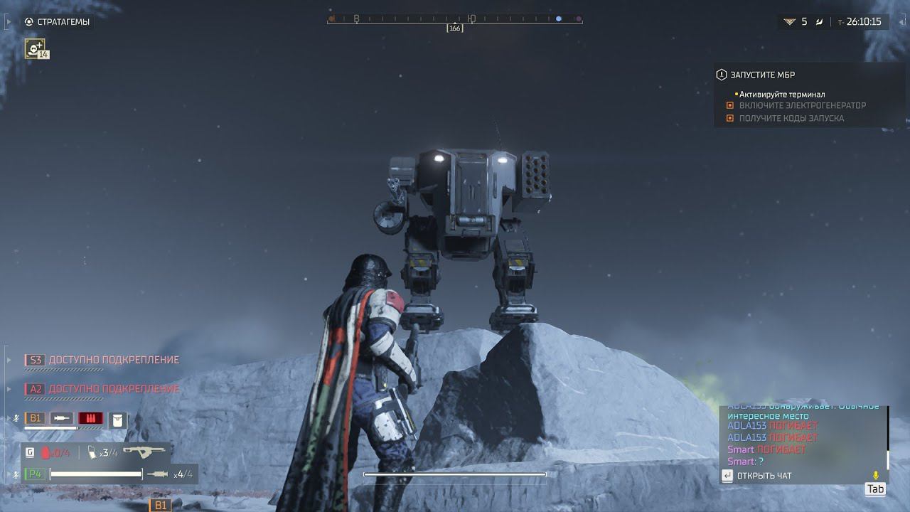 Helldivers 2 Экзокостюм "Патриот"