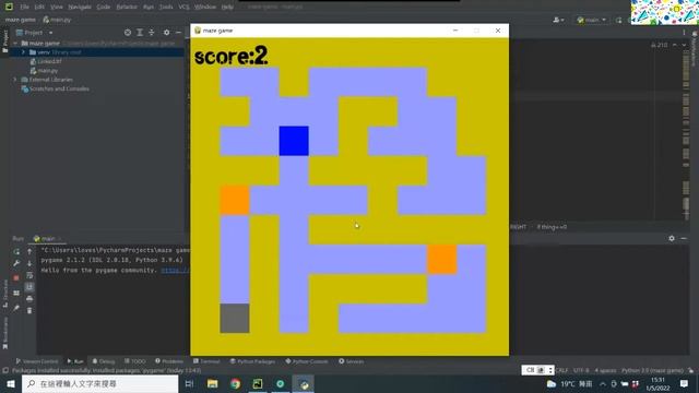 I made a maze game using 125 lines of python codes… смотреть онлайн