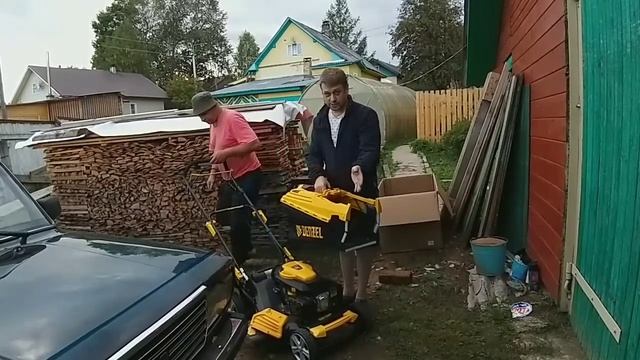 Газонокосилка DENZEL GLD-520sp. Обзор. смотреть онлайн
