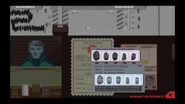 Проверка документов в Papers, Please часть 1 смотреть онлайн