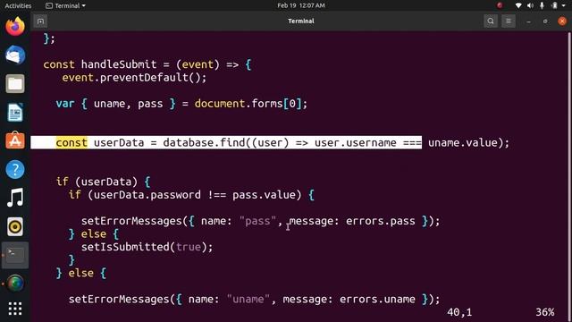 React JS login form смотреть онлайн