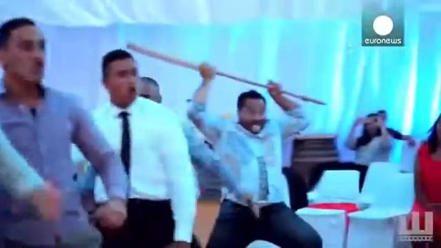 Эмоции маорийской  невесты. Свадебный ритуальный танец Хака NZ