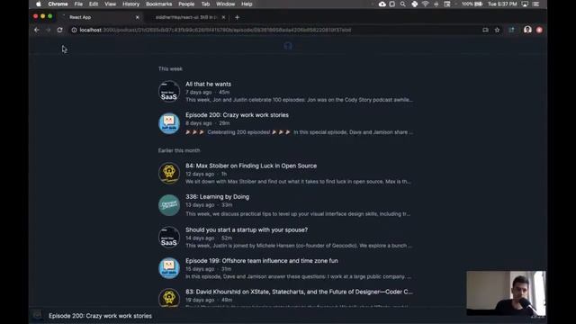 Livestream: Day 4, Building a podcast app with React UI смотреть онлайн
