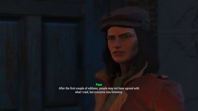 Fallout 4 - Piper Highest Affinity (Friendship) Dialogue смотреть онлайн
