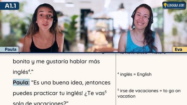 Simple Spanish Conversation for BEGINNERS A1.1 🎓💡 | Improve Your Listening + Reading Comprehension