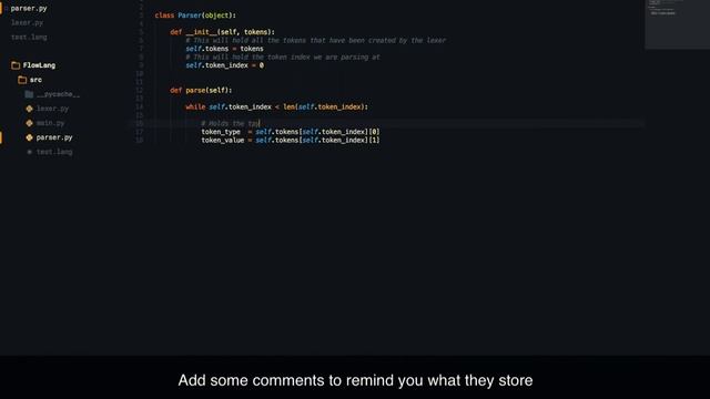 Making a Programming Language in Python - Part 4 - Setup Parser смотреть онлайн