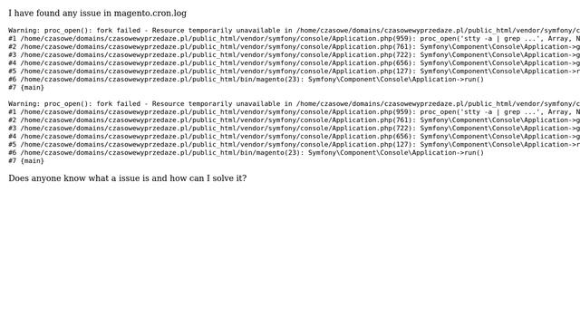 Magento: Magento2: error cron log смотреть онлайн