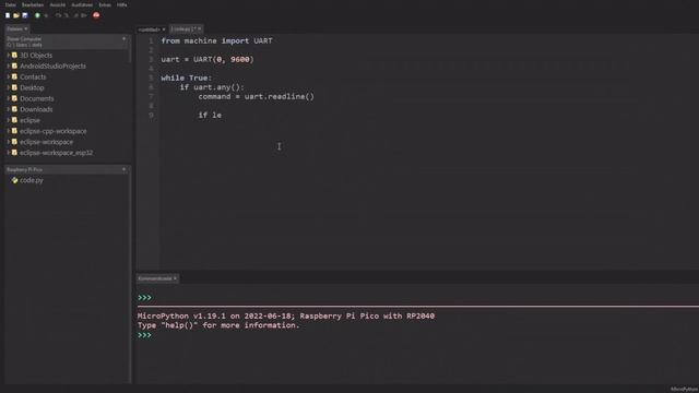 Raspberry Pi Pico W - Bluetooth-Kommunikation