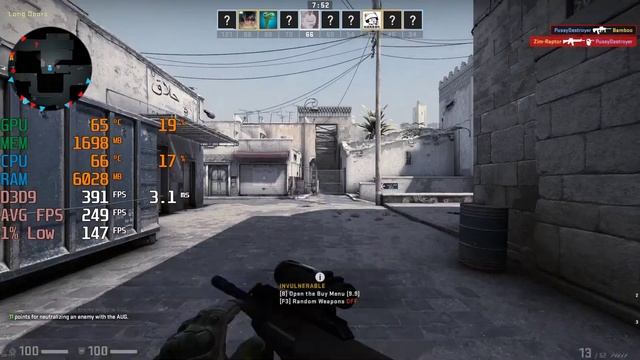 CSGO - RTX 3070 + i5 11400F - 1080p Max Settings - Benchmark Fps Test смотреть онлайн