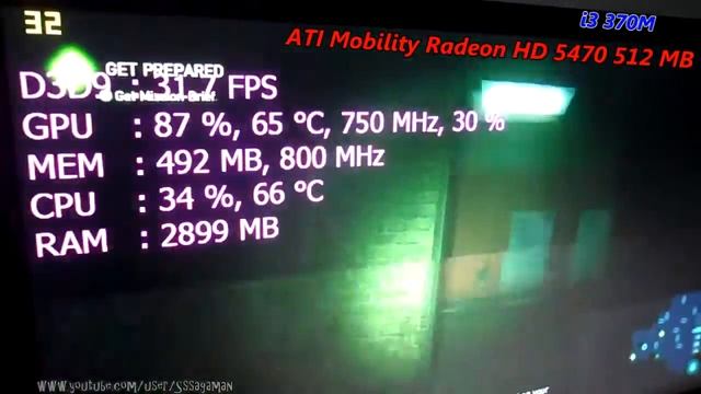HP ProBook: ATi M. HD 5470 - i3 370M | Gaming test #9: ZOMBI смотреть онлайн