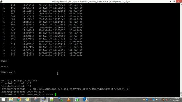 oracle 11g rman backup part 2 смотреть онлайн