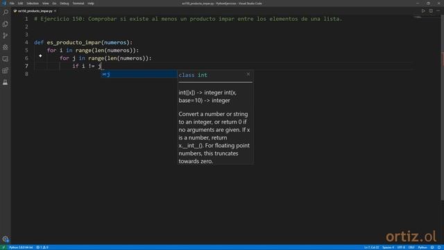 Python - Ejercicio 150: Comprobar si Existe al Menos un Producto Impar entre una Lista de Números смотреть онлайн