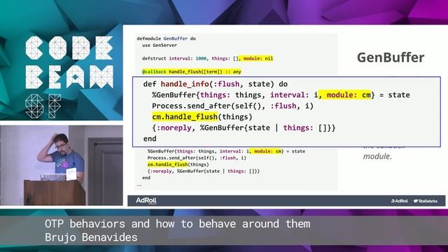 Brujo Benavides - OTP behaviours and how to behave around them | Code BEAM SF 19 смотреть онлайн