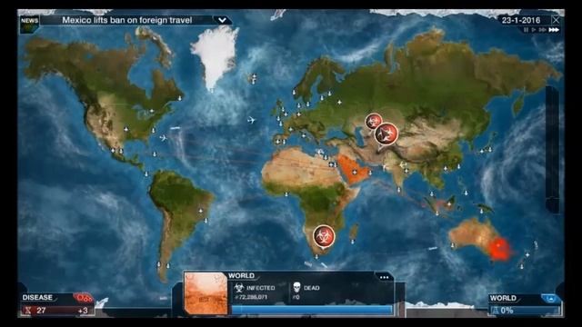 Plague Inc Evolved: Santa's little helper, Mega-brutal + 3 biohazards смотреть онлайн