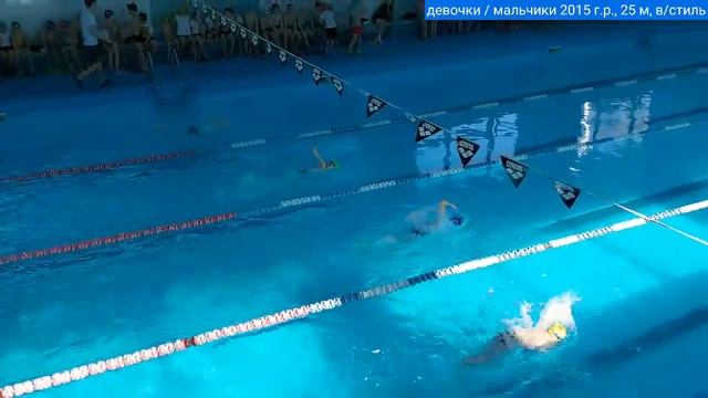 2015 г.р., 25 м, в/стиль, Весеннее Первенство ОСШОР по плаванию 06-04-2023 смотреть онлайн