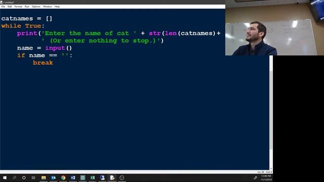 Class 11 1 19 Lists and Loops смотреть онлайн