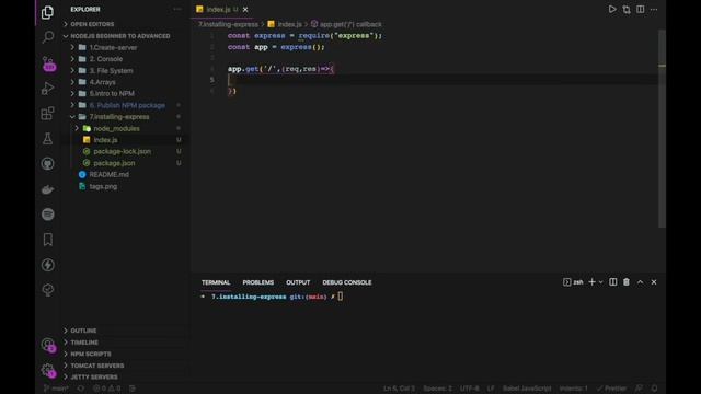 11. Installing Express || Nodejs Beginner to Advanced || Codebook смотреть онлайн