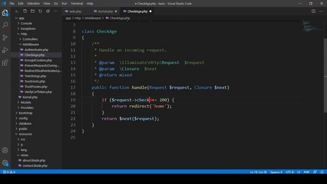 Laravel 8 Project | Middleware Part 9 смотреть онлайн