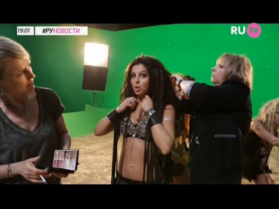Сюжет RU.TV о съемках клипа Нюши "Где ты, там я" — RU Новости — 19.5.15 смотреть онлайн