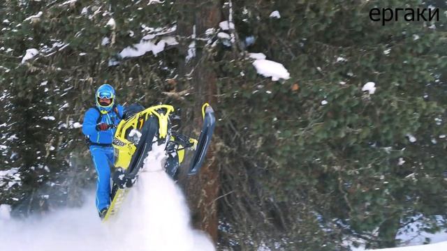 Ергаки.Polaris Patriot 850 не едет, он летит! смотреть онлайн