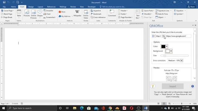 How to create QR code in Microsoft Word смотреть онлайн