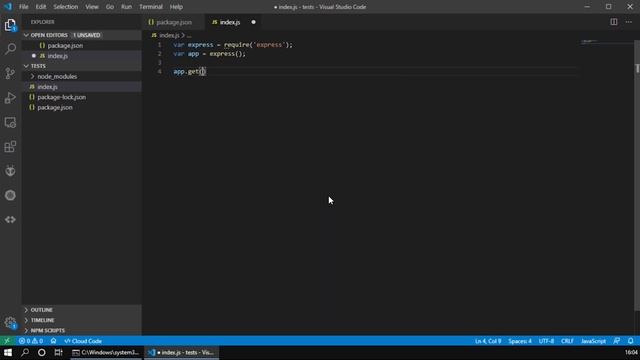 Instale o Node.js e utilize a Express Library смотреть онлайн