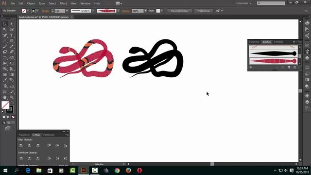 Adobe Illustrator Tutorials - Create a Vector Snake Using Mesh Tormentor смотреть онлайн