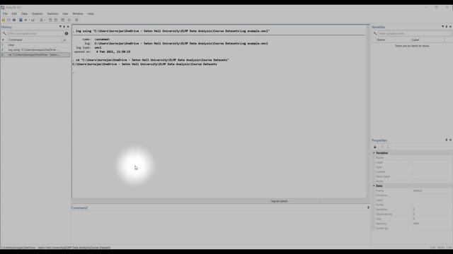 Using Stata: Creating a Log and Logging a Session смотреть онлайн