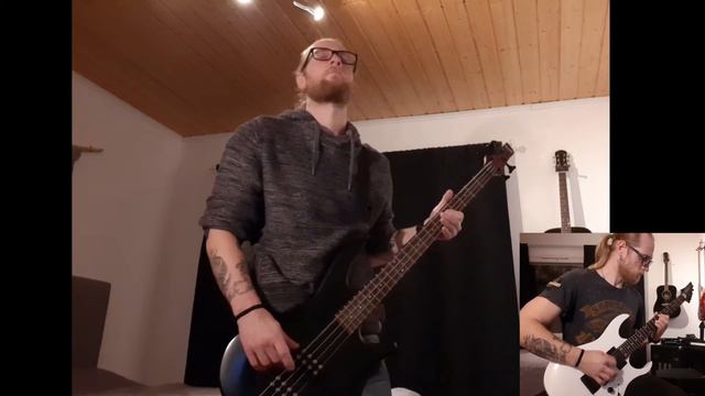 In Flames - Come clarity (bass+ guitar cover) feat. Otto смотреть онлайн