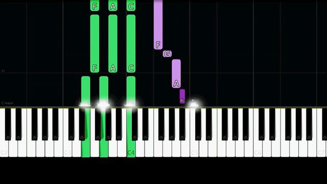 The Beatles - Hey Jude (Easy Piano Tutorial) смотреть онлайн