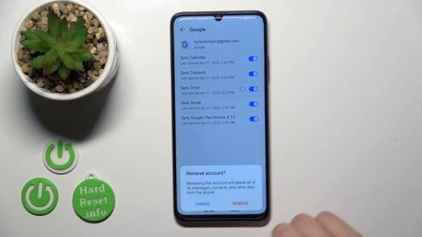 How to Logout of a Gmail Account on an HONOR X7A - Remove Gmail Account