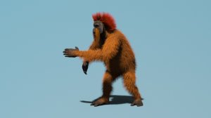 Танцует обезьяна .Анимация для детей.