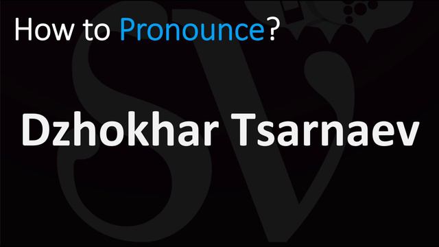 How to Pronounce Dzhokhar Tsarnaev? смотреть онлайн