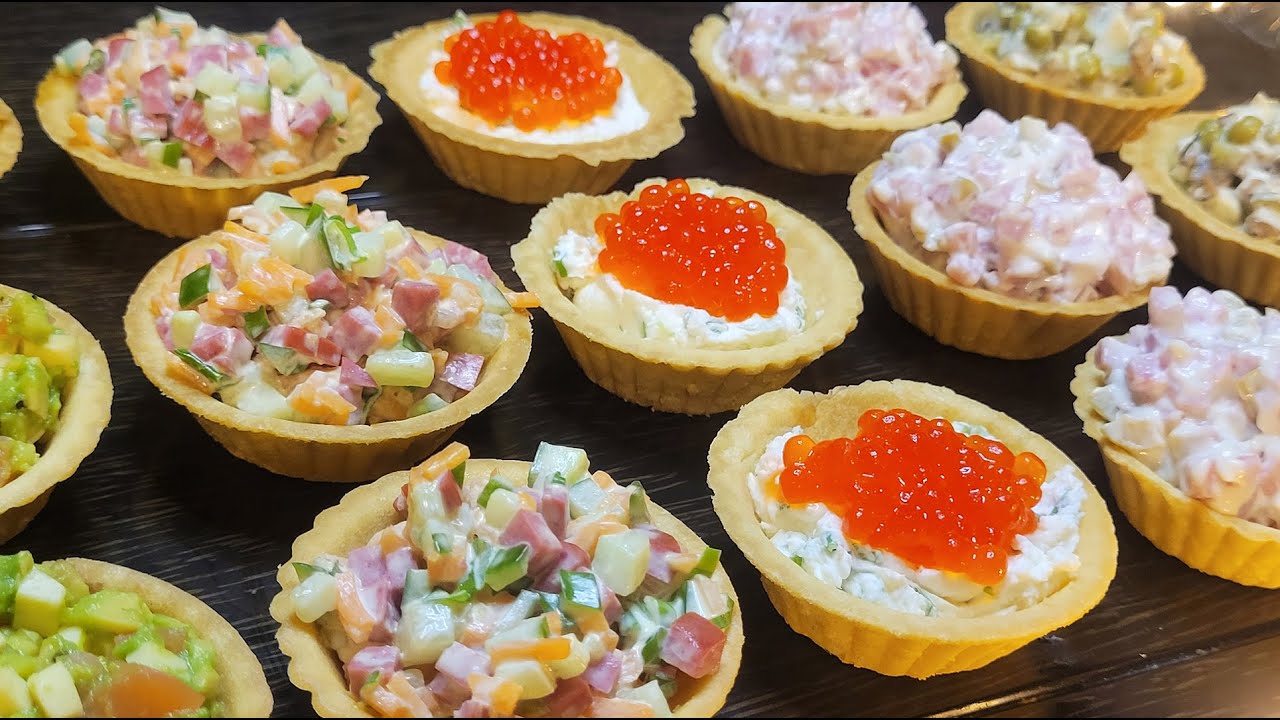 5 Начинок для ТАРТАЛЕТОК на НОВЫЙ ГОД 2023 - Лучшие ЗАКУСКИ на НОВОГОДНИЙ СТОЛ 2023 смотреть онлайн