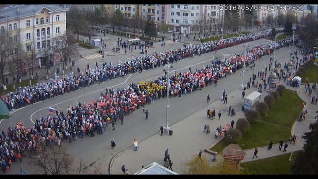Кемерово, пр. Советский - ул. Весенняя 09.05.16. 13-00 В День Победы смотреть онлайн