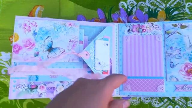 Свадебный альбом из бумаги ТМ Скрапберис и АртУзор. Скрапбукинг Scrapbooking смотреть онлайн
