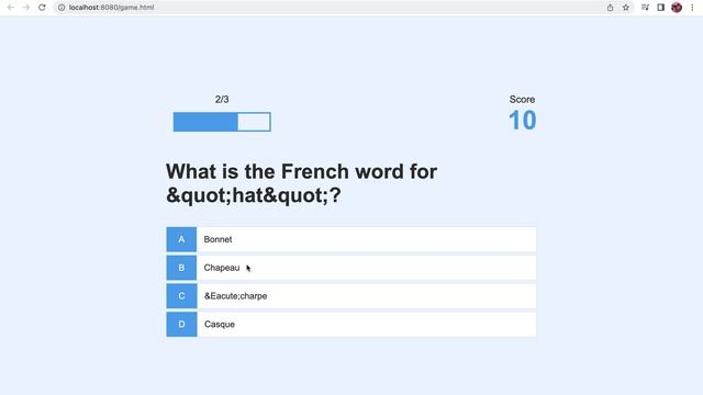 Built a quiz app with html, css and javascript смотреть онлайн