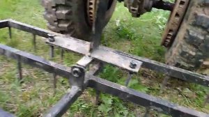 Самодельная борона для мотоблока.