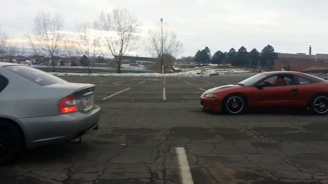 06 Subaru Legacy Spec b vs 97 Mitsubishi Eclipse 420A смотреть онлайн