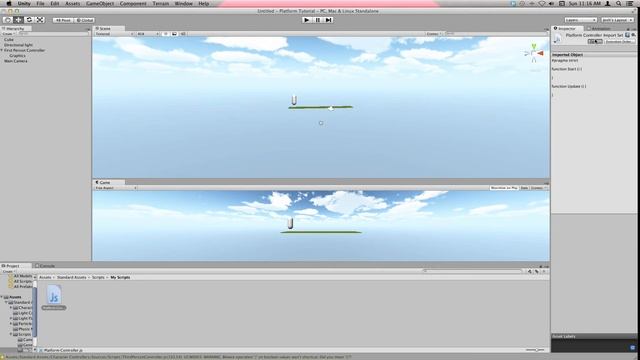 Unity 3D [1] Tutorial for beginners - Platformer Game смотреть онлайн