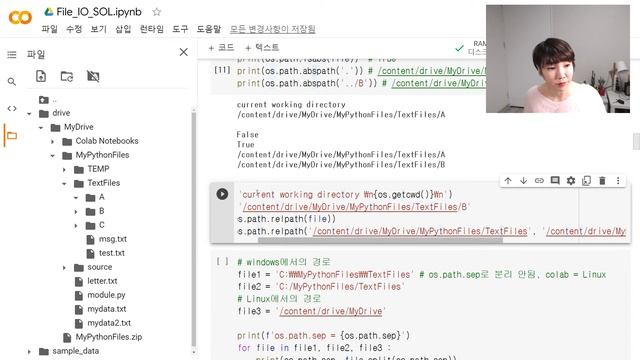 [PYTHON][FileIO_04] 경로 관련 함수 смотреть онлайн