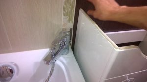 Устранение щели между умывальником и тумбой