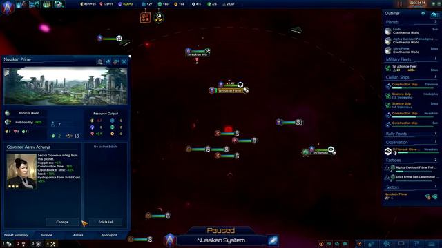 Stellaris Mass Effect. #6. Only 4 Species in the Galaxy???!!! смотреть онлайн