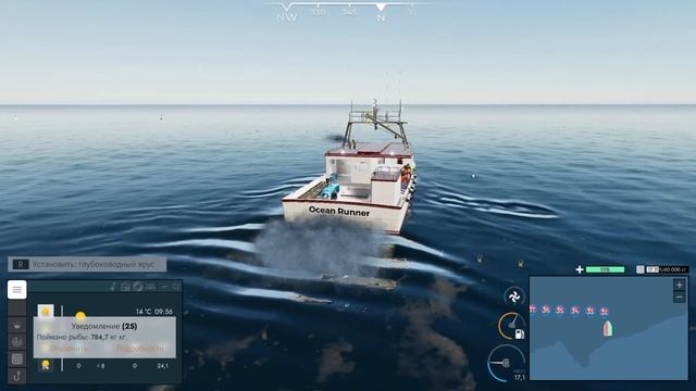 Fishing North Atlantic - симулятор промышленного лова рыбы смотреть онлайн