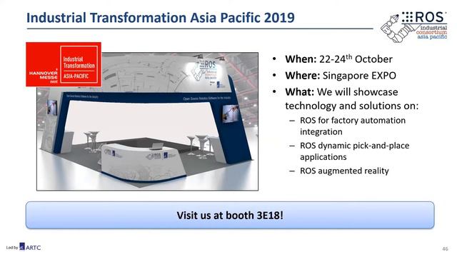ROS-I Fall '19 Quarterly Meeting - ROS-I AP Update - Erik Unemyr смотреть онлайн