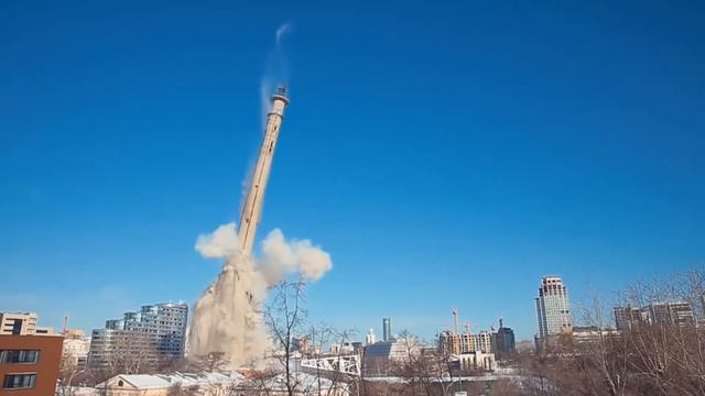 Снос телевизионной башни смерти в Екатеринбурге. Полный обзор смотреть онлайн