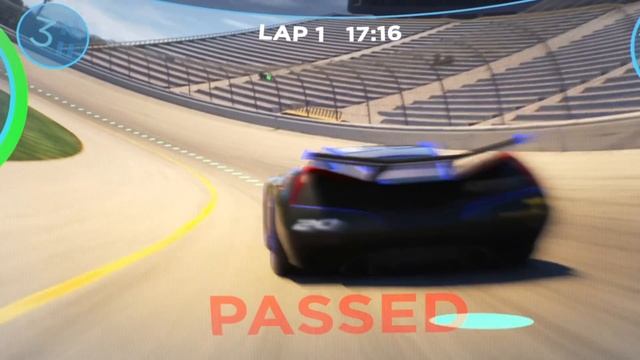Lightning's First Time Racing on The Simulator | Pixar Cars смотреть онлайн