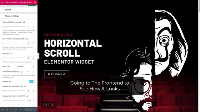 Elementor Horizontal Scroll Widget Tutorial for Elementor Page Builder смотреть онлайн
